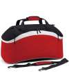 BG572 Bagbase Teamwear Holdall Black / Classic Red colour image